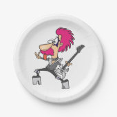 ロックスターモーソネーターロッカー紙プレート ペーパープレート (正面)