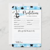 ロックスターロックバイ予測ベビーアドバイス 招待状 (正面)