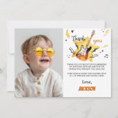 ロックスターワンロックスサンキューカード1st誕生日 サンキューカード (正面)