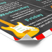 ロックスター先生とスタッフの感謝の週 ポスター (角)