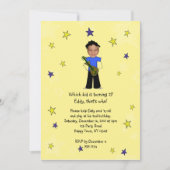 ロックスター写真が少年を押し付ける 招待状 (正面)