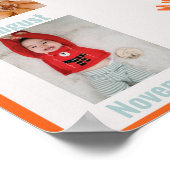 ロックスター初の誕生日の毎月の写真 ポスター (角)