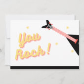 ロックスター従業員サンキューフラットカード サンキューカード (正面)