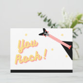 ロックスター従業員サンキューフラットカード サンキューカード (スタンド正面)