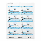 ロックスター水ボトルラベル ラベル (フルシート)