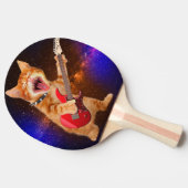 ロックスター猫 卓球ラケット (横)