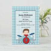 ロックスター誕生日パーティー 招待状 (スタンド正面)