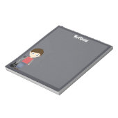 ロックスター誕生日ボーイ ノートパッド (回転)