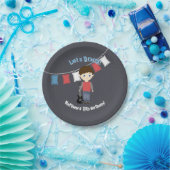 ロックスター誕生日ボーイ ペーパープレート (パーティー)