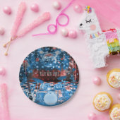 ロックスター誕生日ミュージカルダンスパーティー ペーパープレート (パーティー)