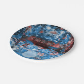 ロックスター誕生日ミュージカルダンスパーティー ペーパープレート (アングル)