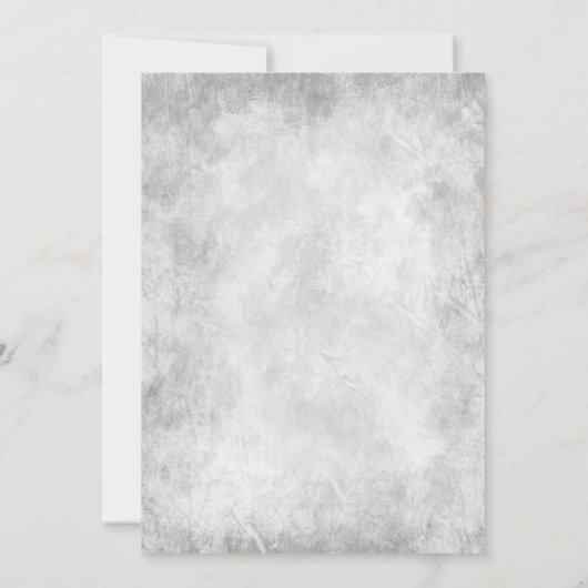 ロックスター誕生日 招待状 (裏面)