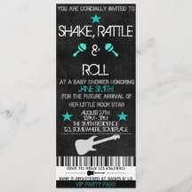 ロックスター赤ちゃんシャワー