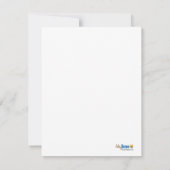 ロックスター4x5ピンクロッカー誕生日招待状 招待状 (裏面)