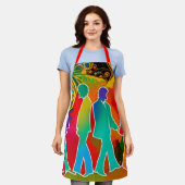 ロックスター エプロン (着用した状態)