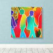 ロックスター キャンバスプリント (インサイチュ (ウッドフロア))