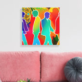 ロックスター キャンバスプリント (インサイチュ (リビング))