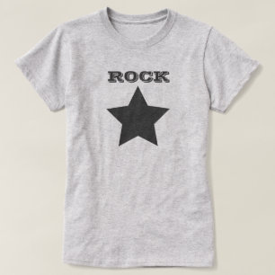 ロックスター グレー·スター·ウーマンズ·ベーシックTシャツ Tシャツ