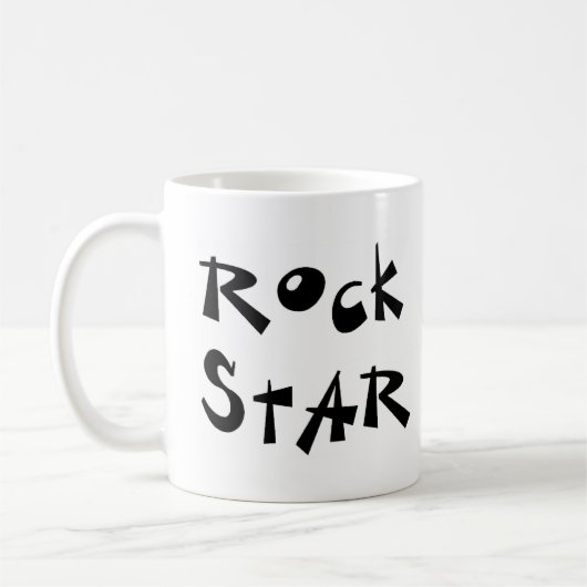 ロックスター コーヒーマグカップ (左)