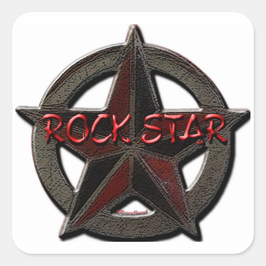 ロックスター スクエアシール (正面)
