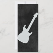 ロックスター ベイビー シャワー 招待状 (裏面)