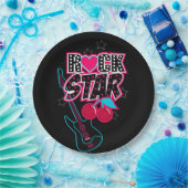 ロックスター ペーパープレート (パーティー)