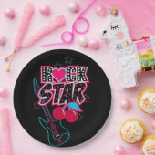 ロックスター ペーパープレート (パーティー)