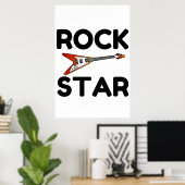 ロックスター ポスター (ホームオフィス)