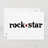 ロックスター ポストカード (正面/裏面)
