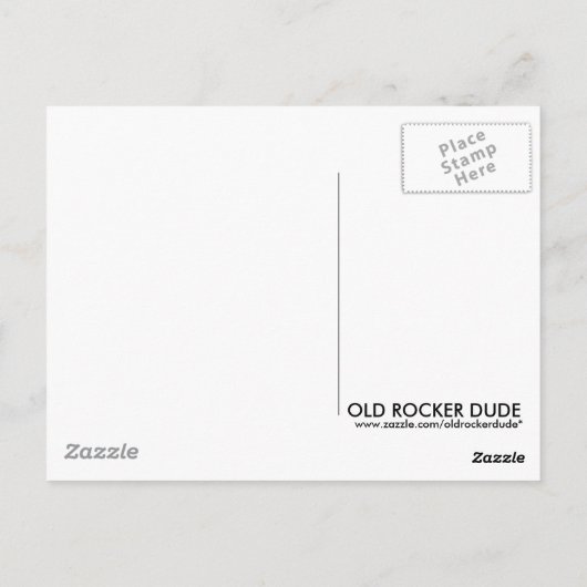 ロックスター ポストカード (裏面)