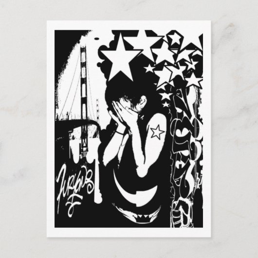 ロックスター ポストカード (正面)