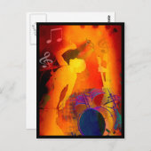 ロックスター ポストカード (正面/裏面)