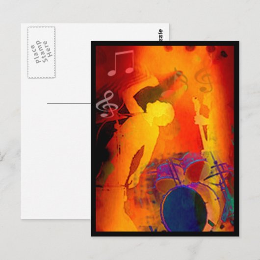 ロックスター ポストカード (正面/裏面)