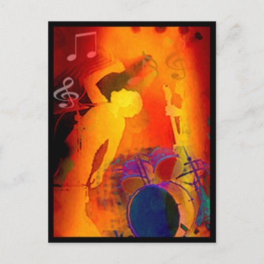 ロックスター ポストカード (正面)