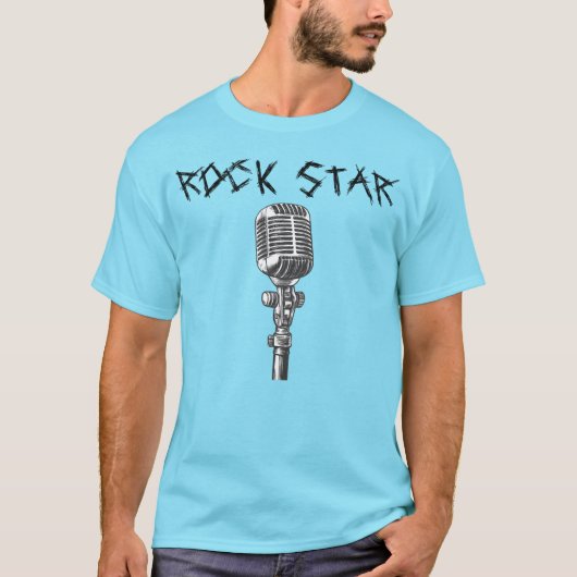 ロックスター ミュージシャン Tシャツ (正面)