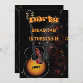 ロックスター - 招待状 (正面/裏面)