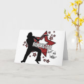 ロックスター:水のみを追加 カード (黄色い花)