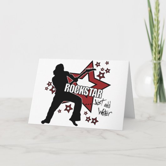 ロックスター:水のみを追加 カード (正面)