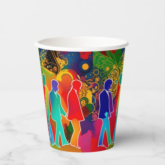 ロックスター 紙コップ (正面)