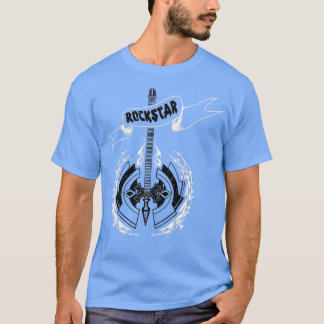 ロックスターAx Guitar03 2 Tシャツ