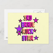 ロックスターTシャツとギフト第3級 ポストカード (正面/裏面)