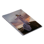 ロックスパイラル・ノートに立つ豪華な女性 ノートブック (右側)