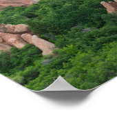 ロックスボローの谷と岩の構造 ポスター (角)