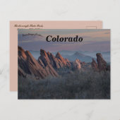 ロックスボロ州パークリトルトンコロラド ポストカード (正面/裏面)