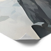 ロックスポーツ登山ウォールクライマーポス絵を描ター ポスター (角)