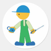 ロックスミスのステッカー ラウンドシール (正面)