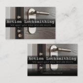 ロックスミスのロックと安全な名刺 名刺 (正面/裏面)