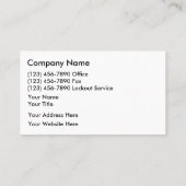 ロックスミスの名刺 名刺 (裏面)