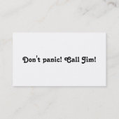 ロックスミス名刺 名刺 (裏面)