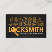 ロックスミス・サービス 名刺 (正面)